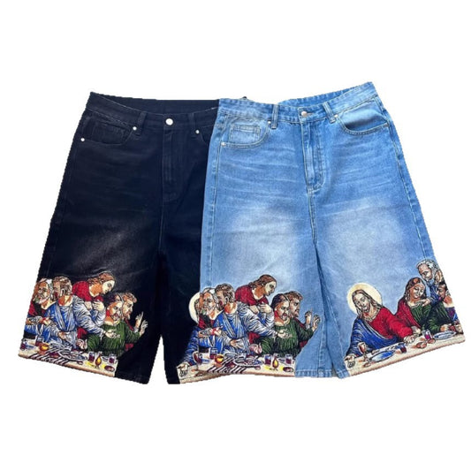 Jesus Printed Back Pocket Men